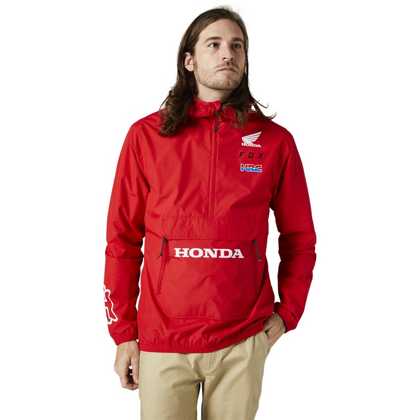 Fox Honda Anorak Jacket Red | Motocross, Enduro, Trail, Trial | GreenlandMX